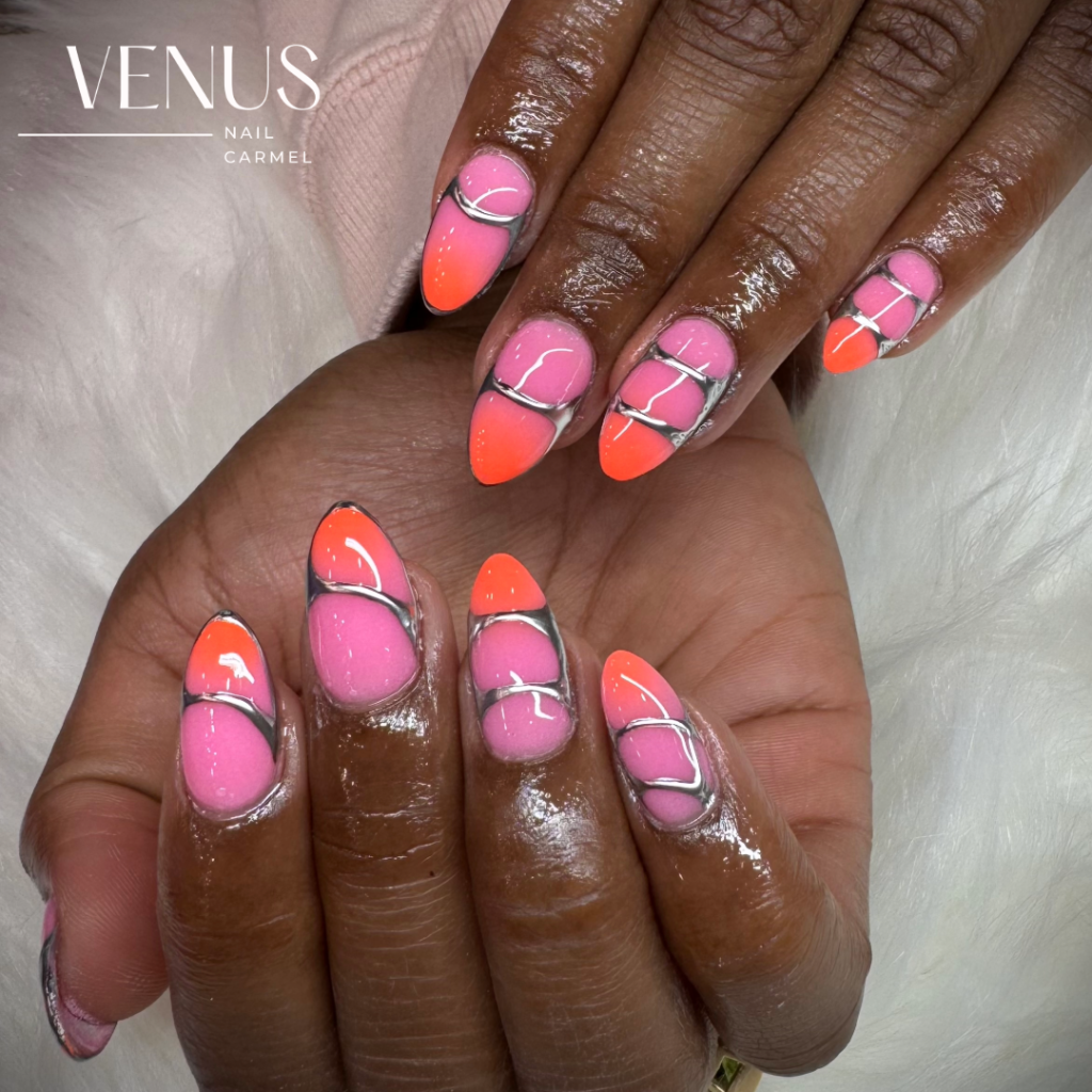 Nail design by Venus Nails in Carmel, Indiana
