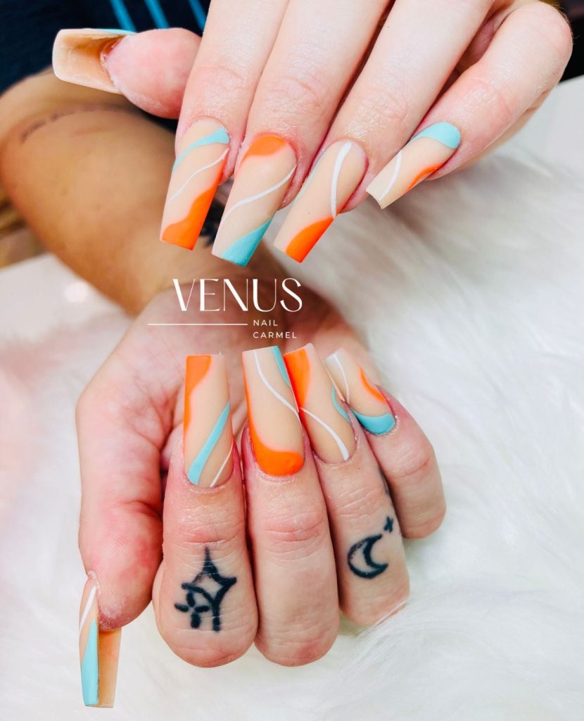 Nail design by Venus Nails in Carmel, Indiana
